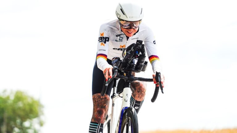 Three years ago, Sarah Ruggins couldn’t ride a bike, now she has set two world records while cycling from southern Spain to the Arctic – here’s how she did it
